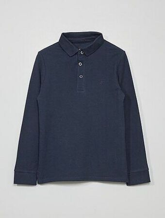 Kiabi Polo em piqué de algodão promoção