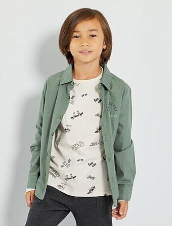 Kiabi Camisa 'skatebord' em algodão promoção