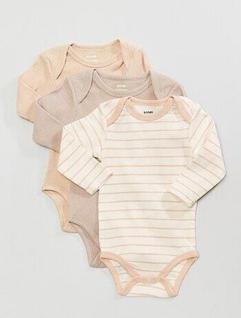 Kiabi Body gola us - lote de 3 promoção