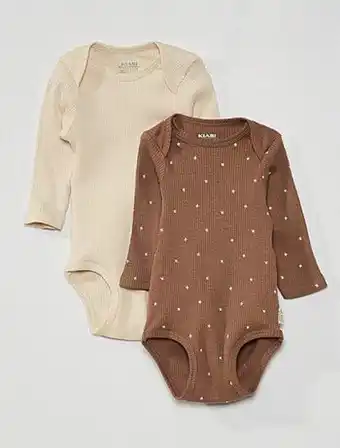 Kiabi 2 bodies sem molas de pressão promoção