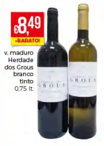 Bolama V. Maduro Herdade dos Grous Branco Tinto 0,75lt promoção