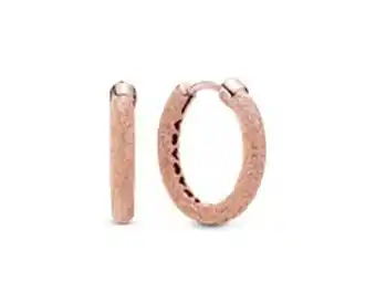 Pandora Argolas matte brilliance pandora rose promoção