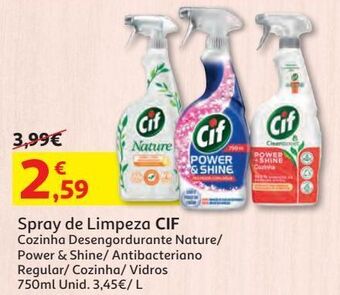 Auchan Detergente limpeza cif promoção