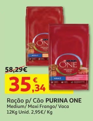 Ração p/ cão purina one