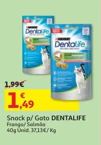 Auchan Snack p/ gato dentalife promoção