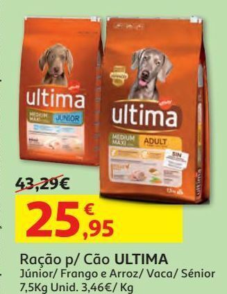 Auchan Ração p/ cão ultima promoção