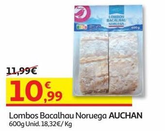 Lombos bacalhau noruega auchan 600 gr