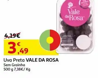 Auchan Uva preta vale da rosa promoção