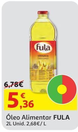 Auchan Óleo alimentar fula 2l promoção