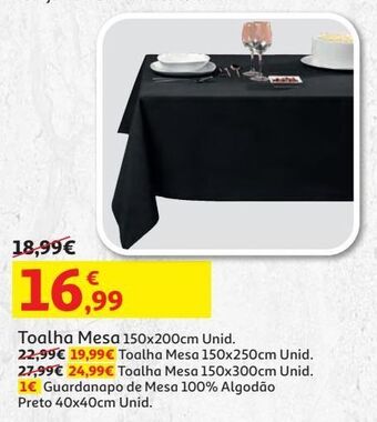 Auchan Toalha mesa promoção