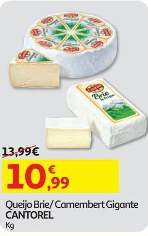 Auchan Queijo camembert gigante cantorel promoção