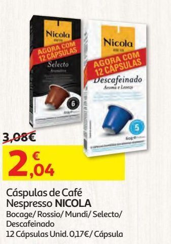 Cápsulas nicola