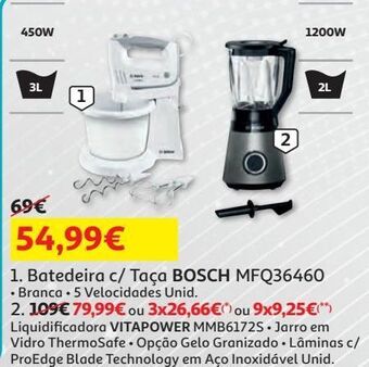 Auchan Liquidificadora bosch promoção