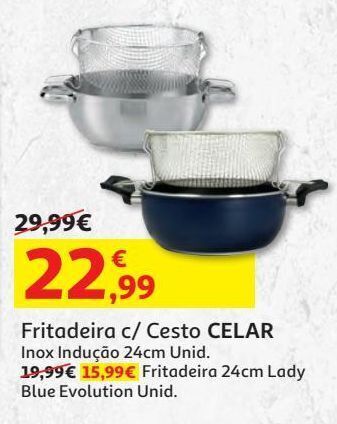 Auchan Fritadeira c/cesto celar promoção