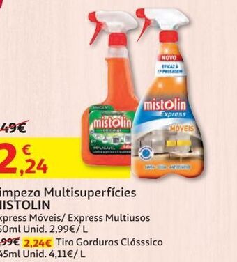 Limpeza multisuperf. mistolin