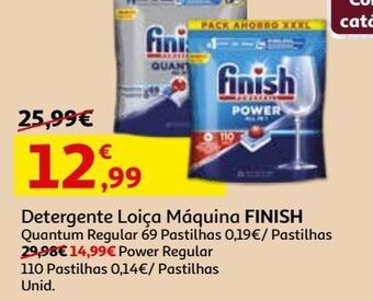 Auchan Det.loiça máquina finish promoção