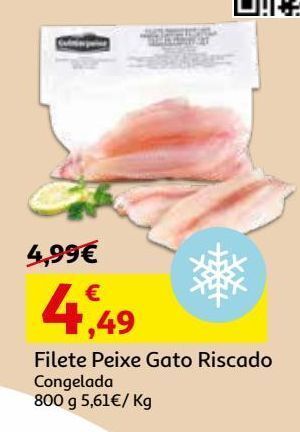 Auchan Filete peixe gato riscado promoção
