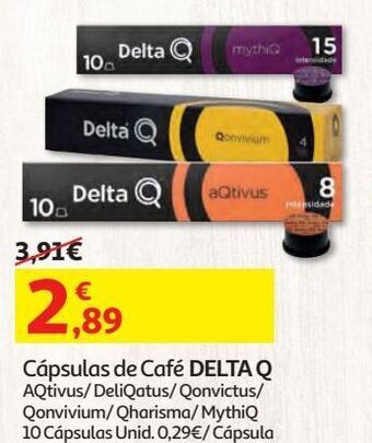 Cápsulas café delta q