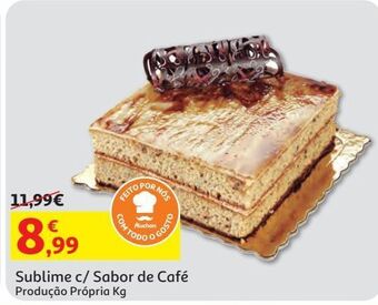 Auchan Sublime c/ sabor de café kg produção própria promoção