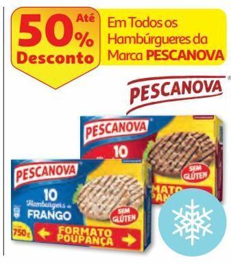 Auchan Hamburguer pescanova promoção
