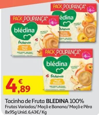 Auchan Tacinha fruta bledina promoção