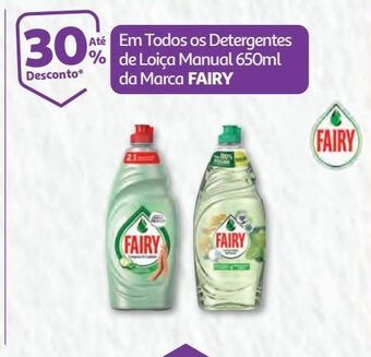 Auchan Detergente loiça manual fairy promoção