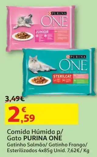 Comida húmida p/ gatinho purina one