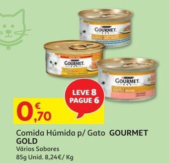 Auchan Comida húmida p/ gato junior gourmet gold promoção
