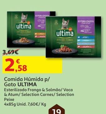 Auchan Comida húmida p/ gato ultima promoção