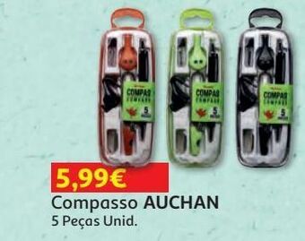 Auchan Compasso auchan 5 pecas promoção
