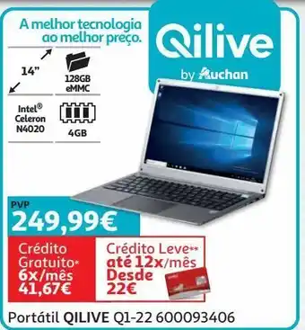 Portátil qilive q1-22