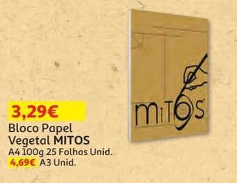 Bloco papel vegetal mitos