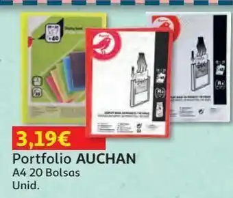 Portfolio auchan a4 20 bolsas