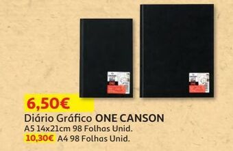 Auchan Diario grafico one canson promoção