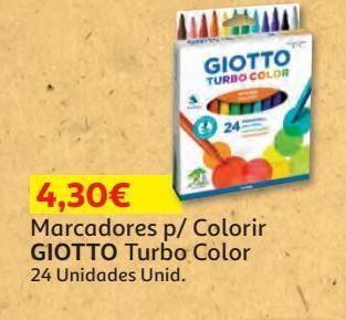 Marcadores colorir giotto turbo color 24un