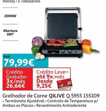 Auchan Grelhador de carne qilive q.5955 155109 promoção