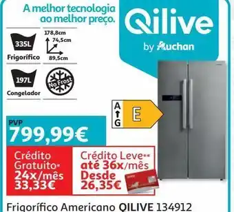 Frigorifico americano qilive 134912