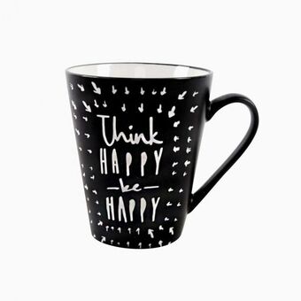 Caneca happy preto