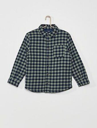 Kiabi Camisa tipo casaco aos quadrados promoção