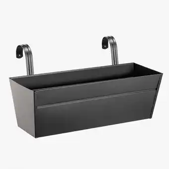 VIVA Vaso floreira para pendurar garden preto 9l promoção