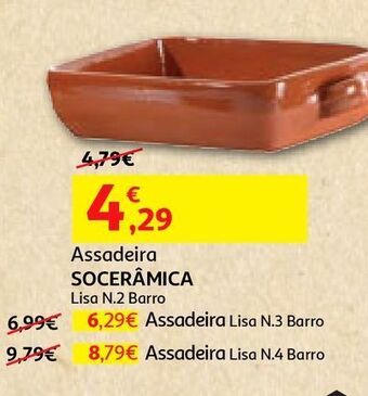 Assadeira lisa n.2 soceramica