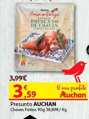Auchan Presunto chaves fatias auchan90 g promoção