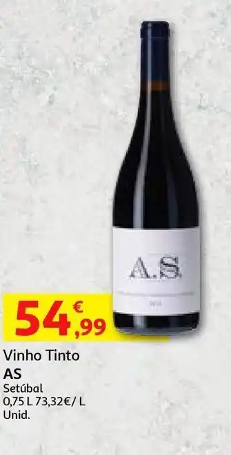 Vinho tinto a.s.:setúbal 0.75l