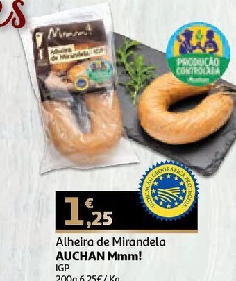 Auchan Alheira mirandela auchan mmm:igp produção controlada 200 g promoção