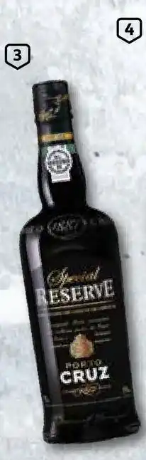 Auchan Vinho porto cruz:especial reserva 0.75 l promoção