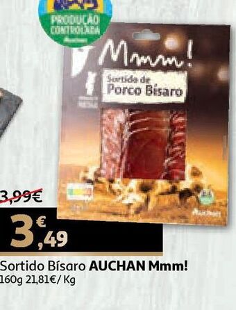 Auchan Sortido auchan bísaro:produção controlada 70g promoção