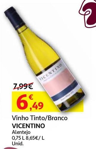 Auchan Vinho branco vicentino promoção