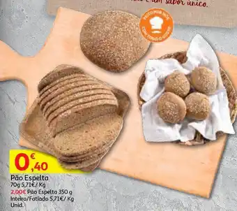 Auchan Pão espelta promoção