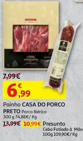 Auchan Painho casa do porco preto promoção