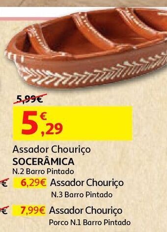 Assador chourico soceramica